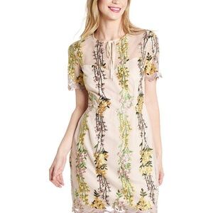 Cupcakes and Cashemere Gram floral embroidered dress